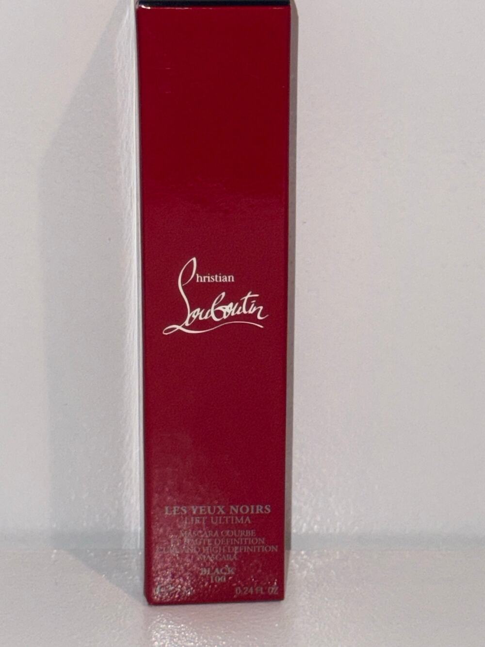NIB Christian Louboutin Les Yeux Noirs Lift Ultima Mascara Black 100 0.24 oz